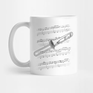 Trombone Player Trombonist Brass Musician Mug